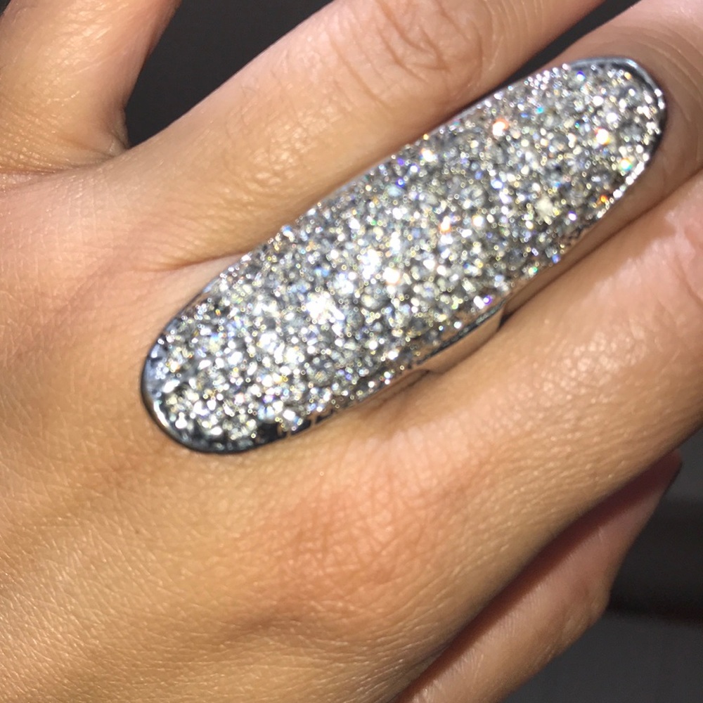 Crystal Pavé Ring - Picture 2 of 7